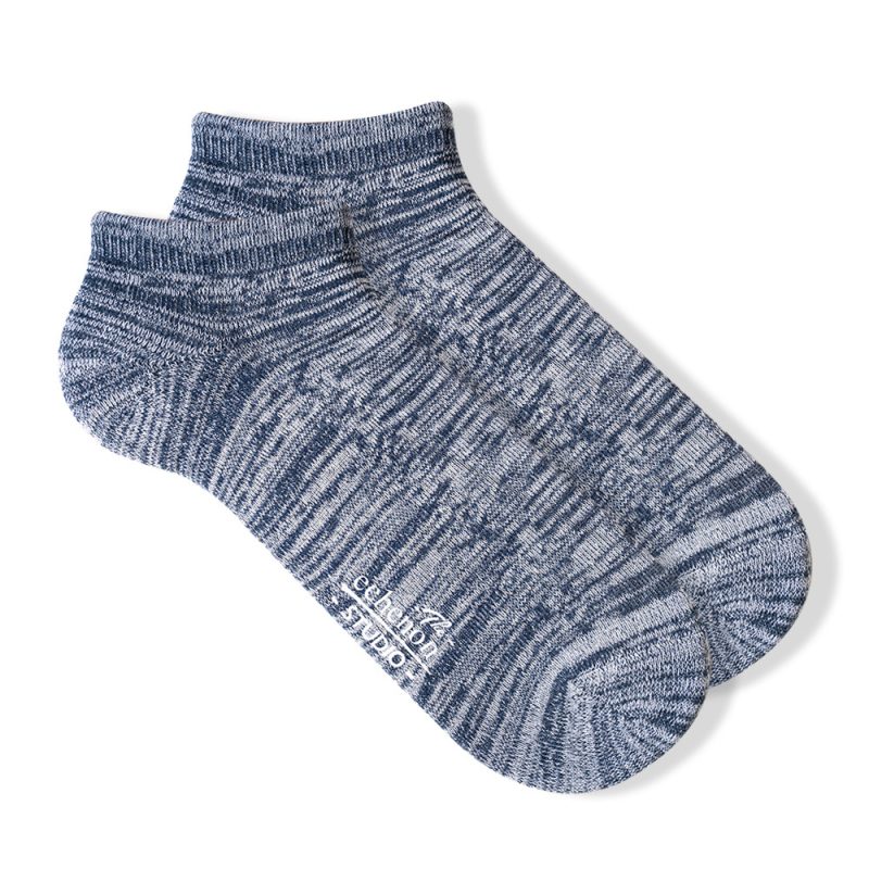 Spring and Summer New Fashionable Socks  Retro Socks Men's Ethnic Style Half Terry Thickened Men's Shallow Top Boat Socks - Image 7