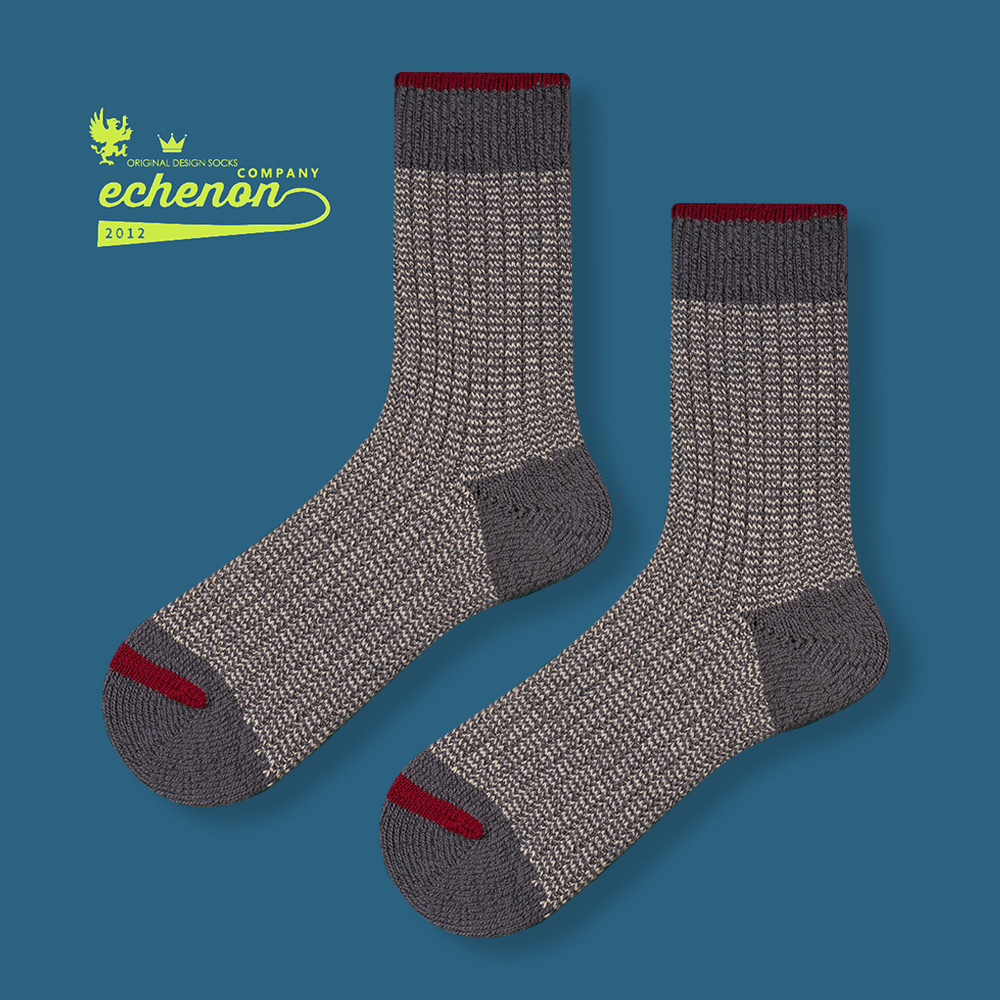 Men's Thick Knit Socks: Retro National Wind Autumn Winter Cotton Socks - Image 5