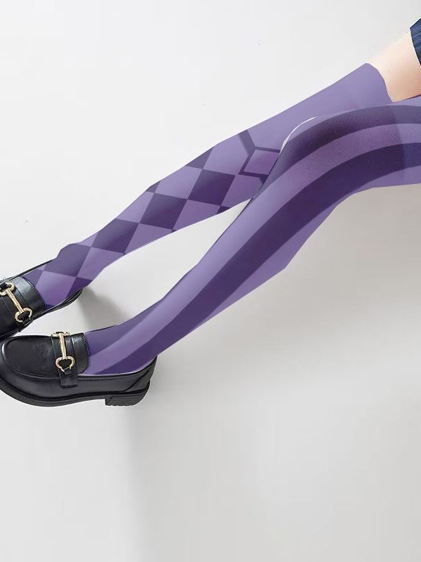 Gwen Silk Stockings New Printed Over-the-Knee Stockings Secondary Gwen Same Long Velvet Girly Stockings