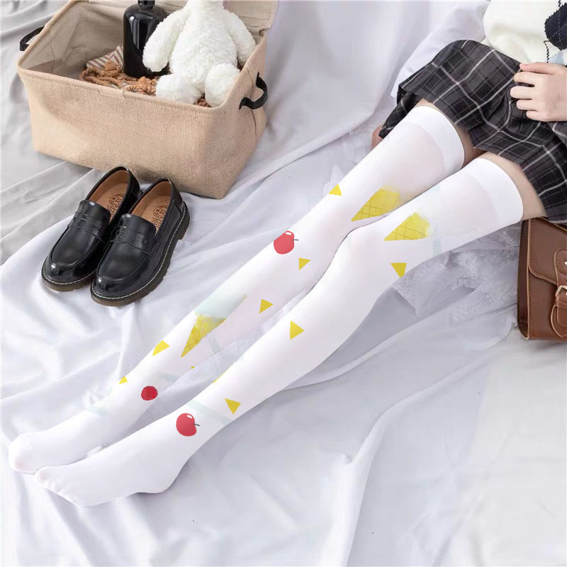 Lolita Socks: Cute Anime Over-the-Knee Thigh Highs for Women - Image 4