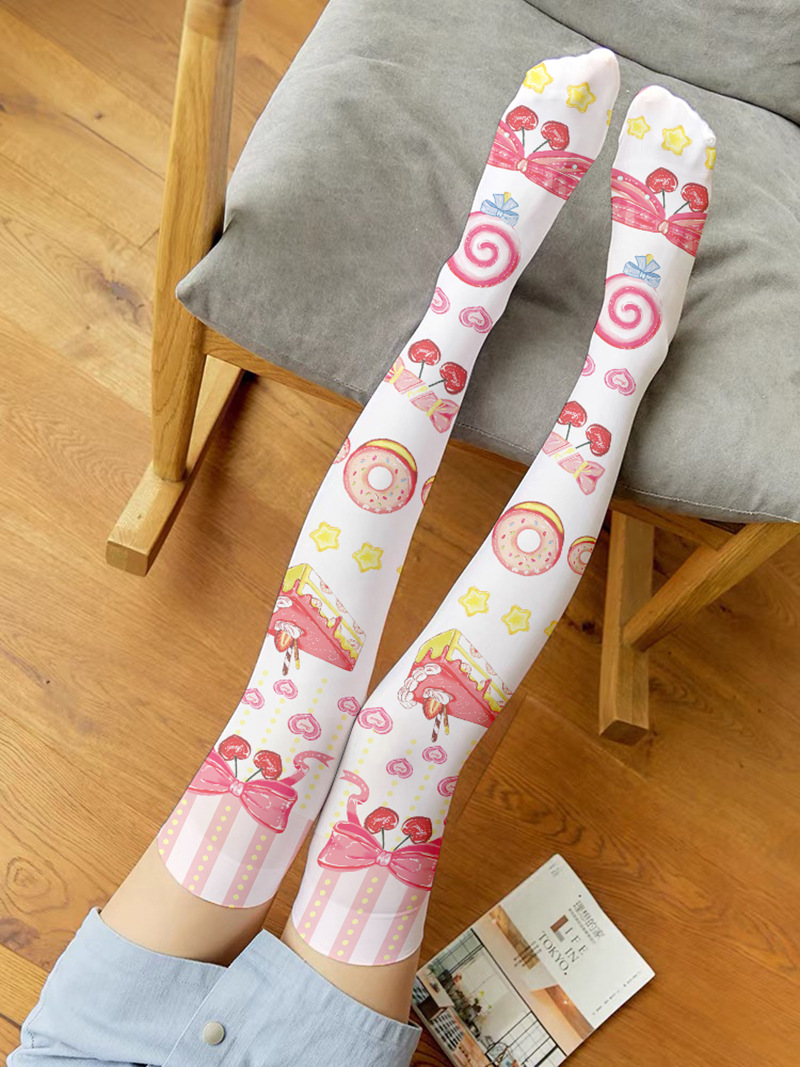 Lolita Socks: Cute Anime Over-the-Knee Thigh Highs for Women - Image 6