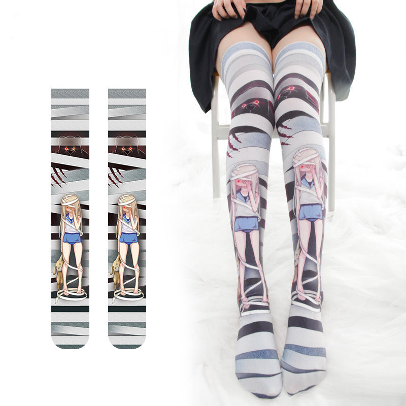 Lolita Silk Stockings: Japanese Anime Over-the-Knee Socks - Image 10