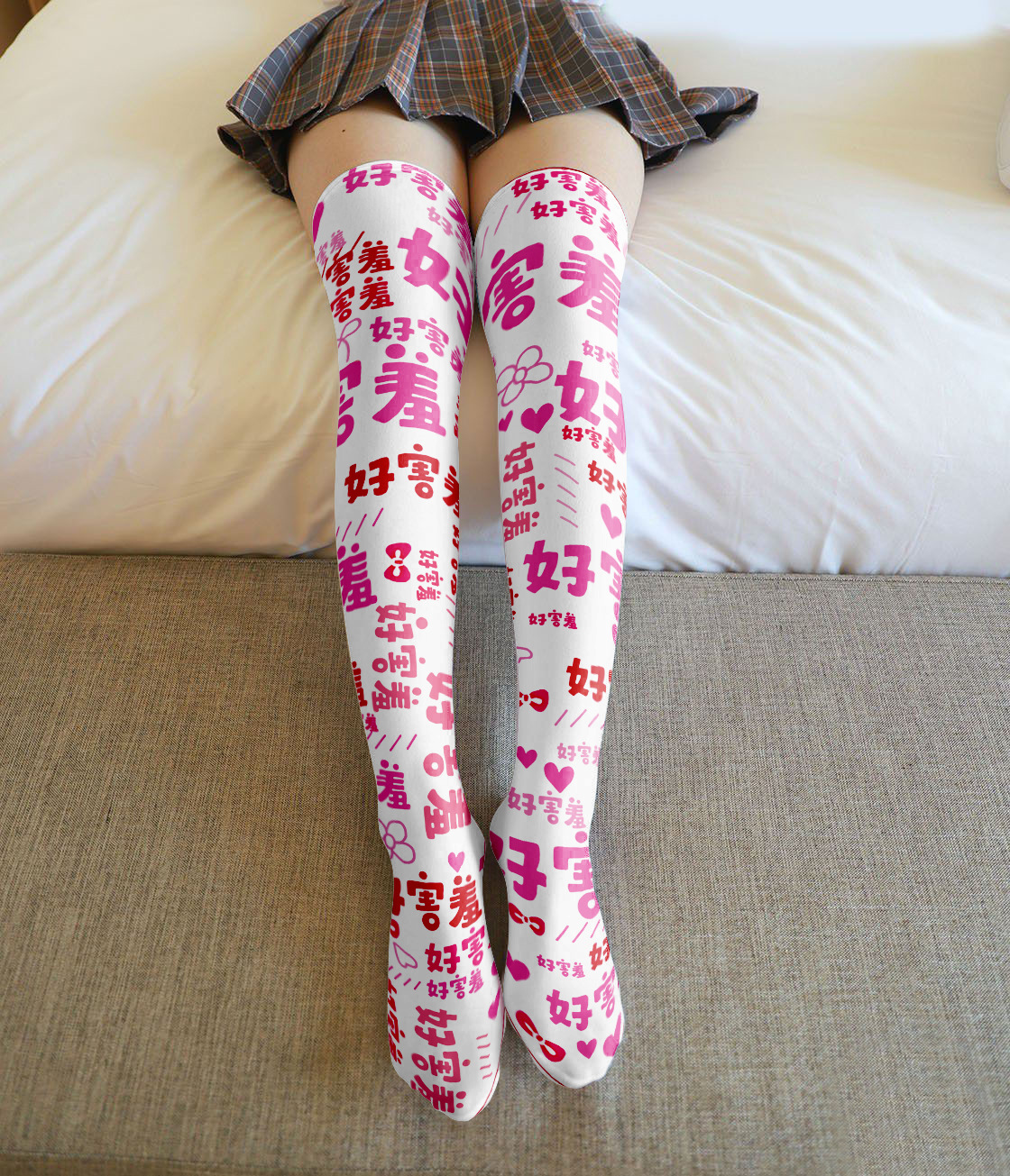 Lolita Silk Stockings: Japanese Anime Over-the-Knee Socks - Image 2