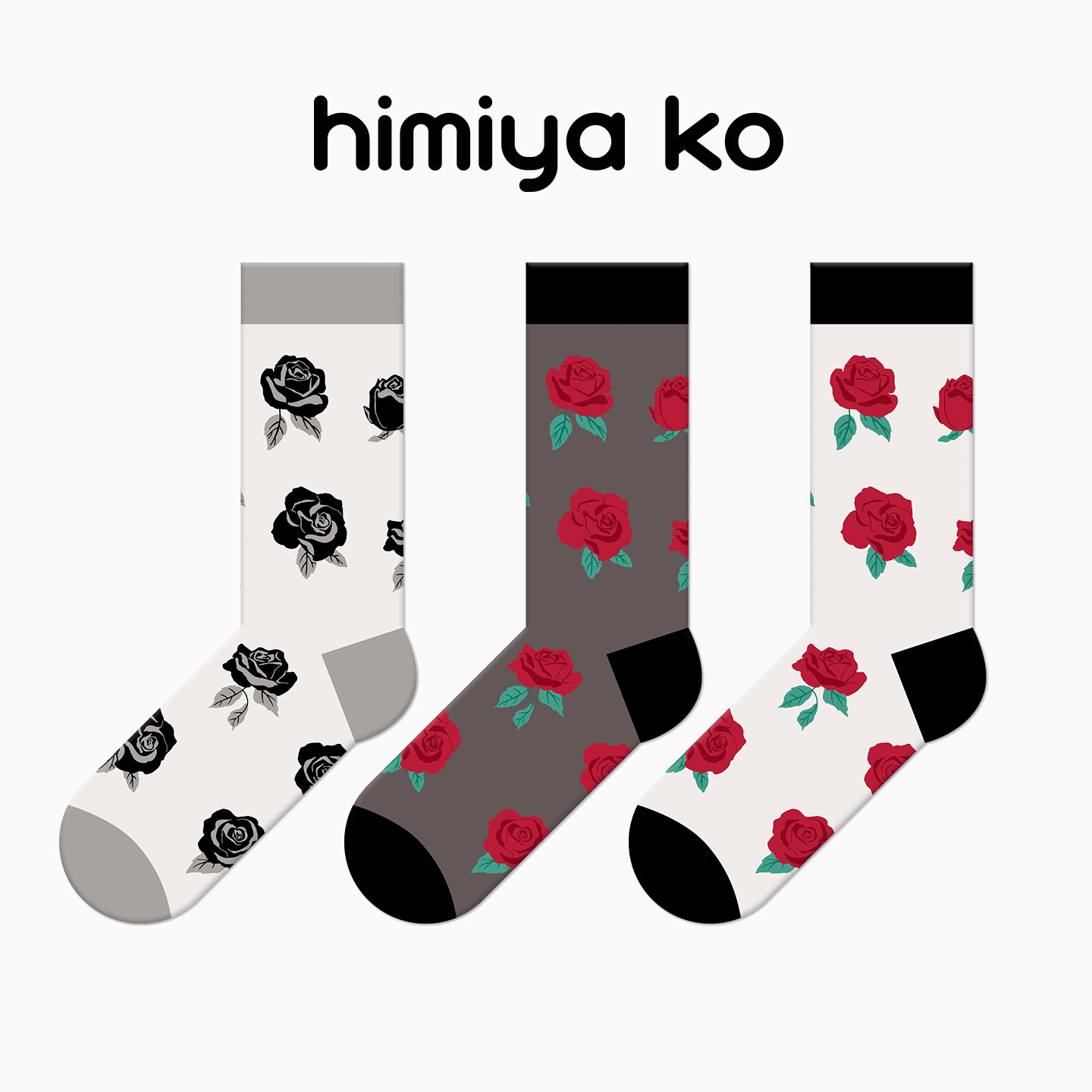 Retro Rose Ice Silk Socks: Breathable French Cotton Summer Thin Socks - Image 11