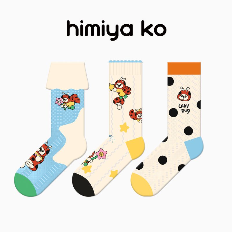 Star Adventure Series Summer Women's Thin Socks Breathable Cute Cartoon Dopamine Summer Combed Cotton Middle Socks - Image 9