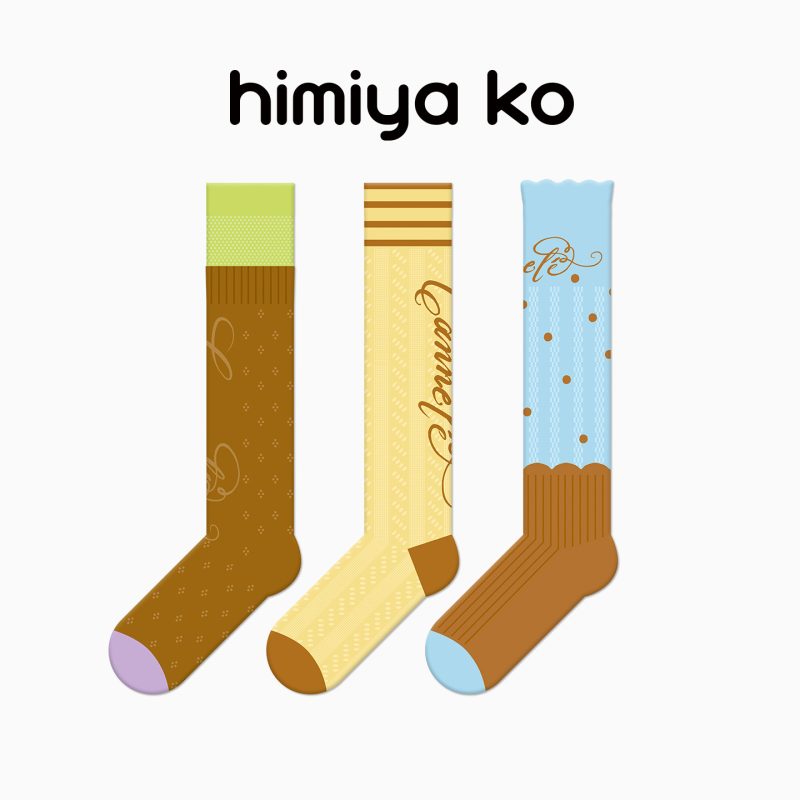 Summer women's thin calf socks sports pressure over the knee non-slip combed cotton long tube color matching socks - Image 7
