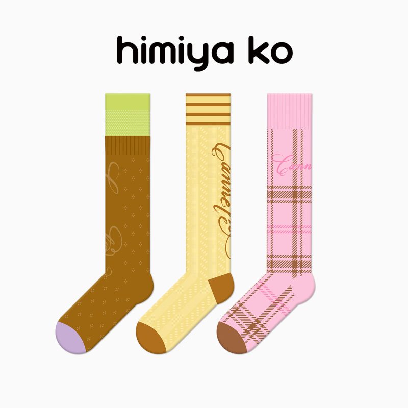 Summer women's thin calf socks sports pressure over the knee non-slip combed cotton long tube color matching socks - Image 6