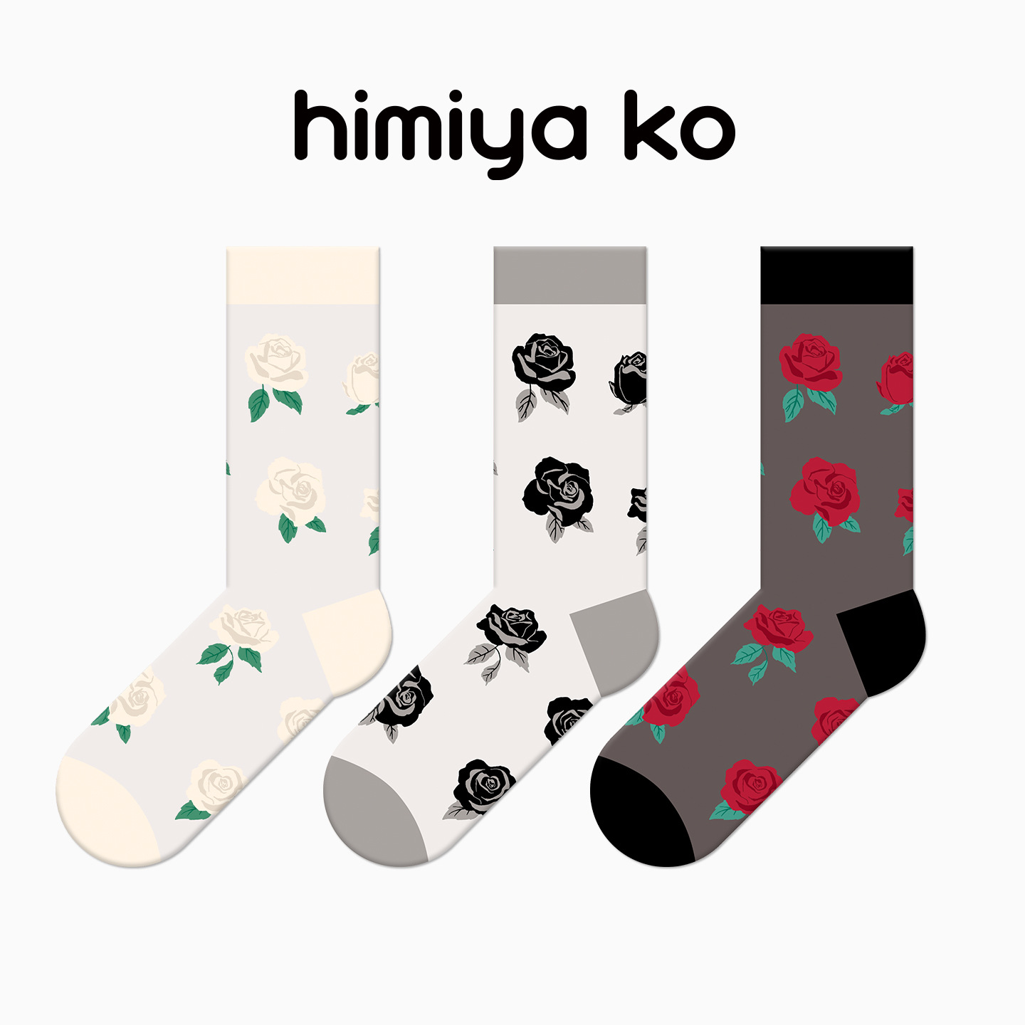 Retro Rose Ice Silk Socks: Breathable French Cotton Summer Thin Socks - Image 9