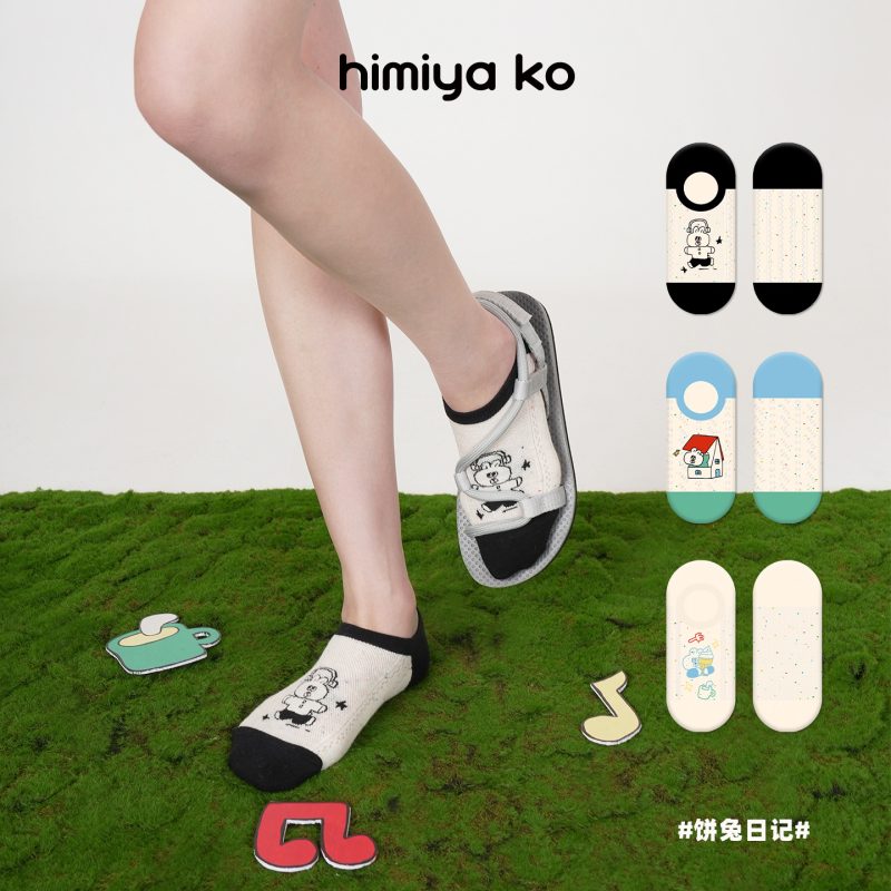 Summer new boat socks for women thin cute thin cotton non-slip shallow mouth no fall heel breathable short socks - Image 7