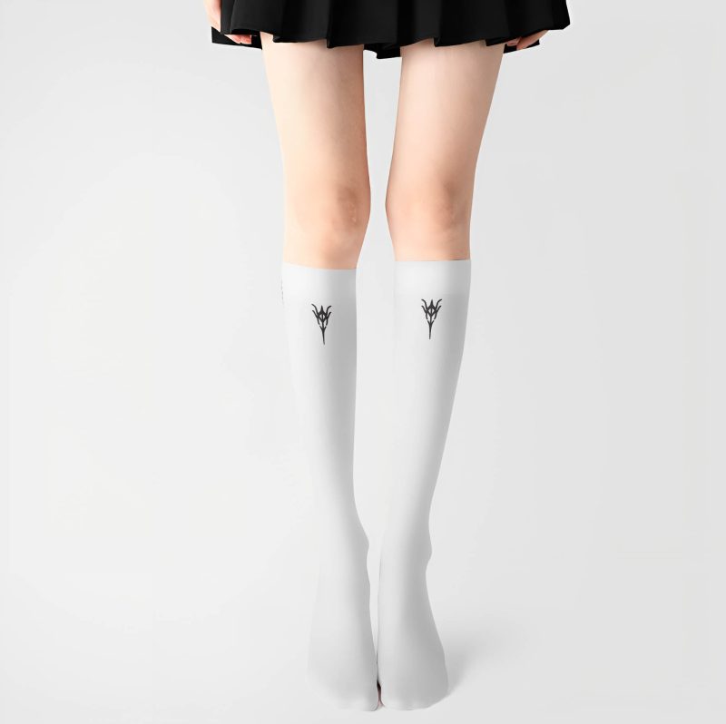 Summer Velvet Thigh High Socks: JK Style Over-the-Knee Stockings - Image 2