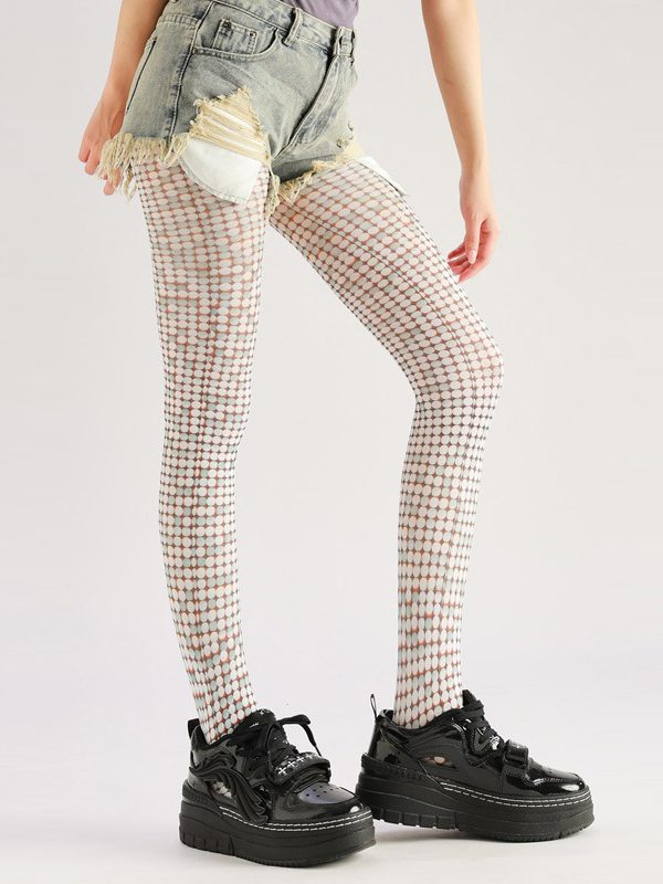 Polka Dot Pantyhose: Modern Art Patterned Tights & Stockings