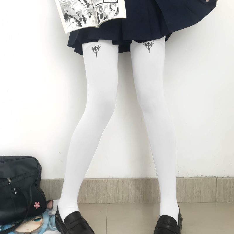 Summer Velvet Thigh High Socks: JK Style Over-the-Knee Stockings - Image 3